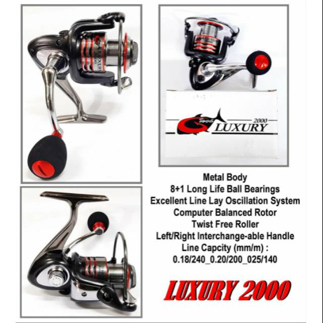 Reel Pancing G-TECH Luxury 2000