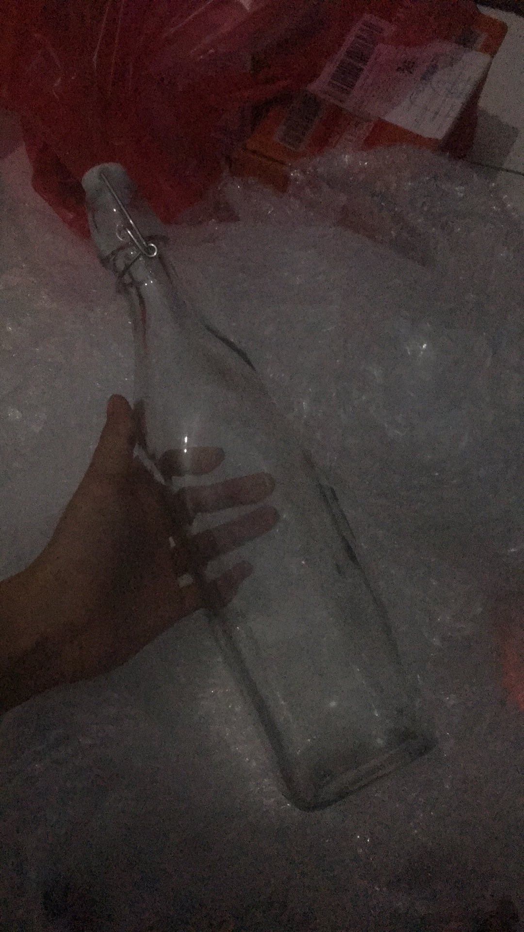 Bormioli Swing Kotak 1 Liter | Botol Kaca 1000 Ml | Botol Kait 1 Liter