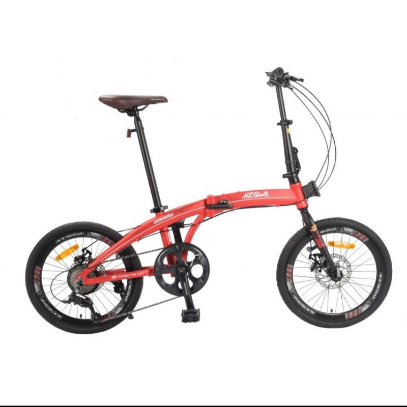 Sepeda Lipat 20inch Odessy Hellio 8 speed