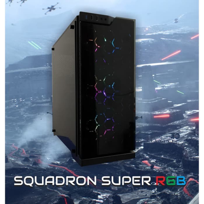 Casing Squadron Super Rgb Full Tempered Side