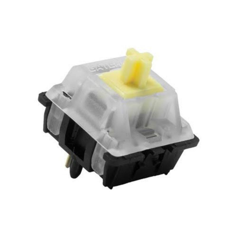 LUBED Gateron yellow ks3x47 mechanical switches krytox gpl205g0 gpl105