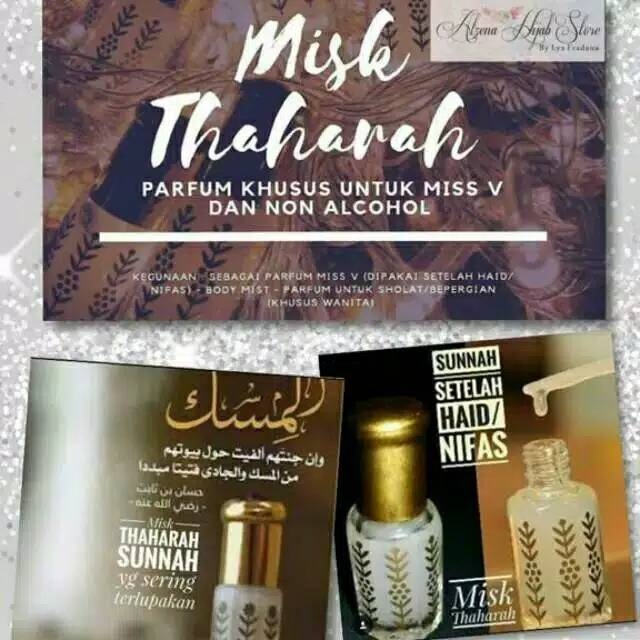 Misk thaharah musk taharah misk tahara misk thoharoh 100% ORIGINAL 3ml