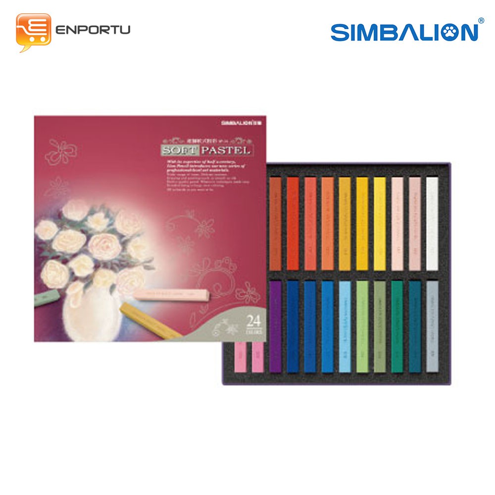 

Simbalion Soft Pastel 24 Warna SP-24 / Hair Chalk