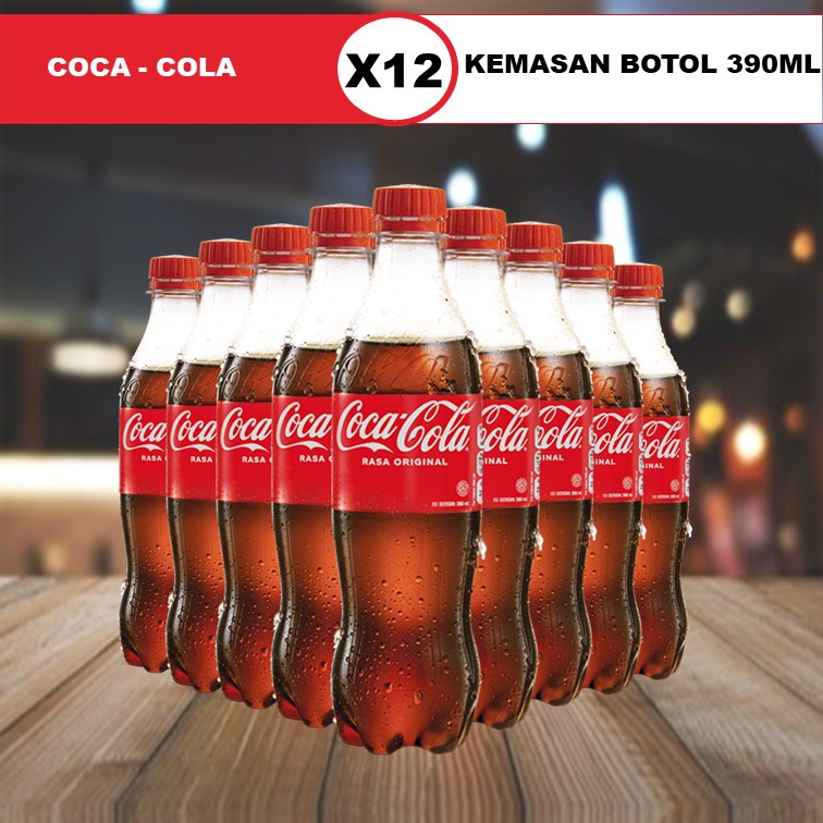 

COCA-COLA /SPRITE/FANTA 390ML ISI 12 BOTOL