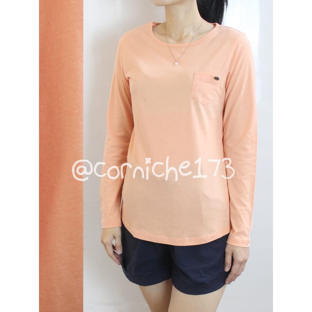 Corniche Pocket Tee Coral - TV230733