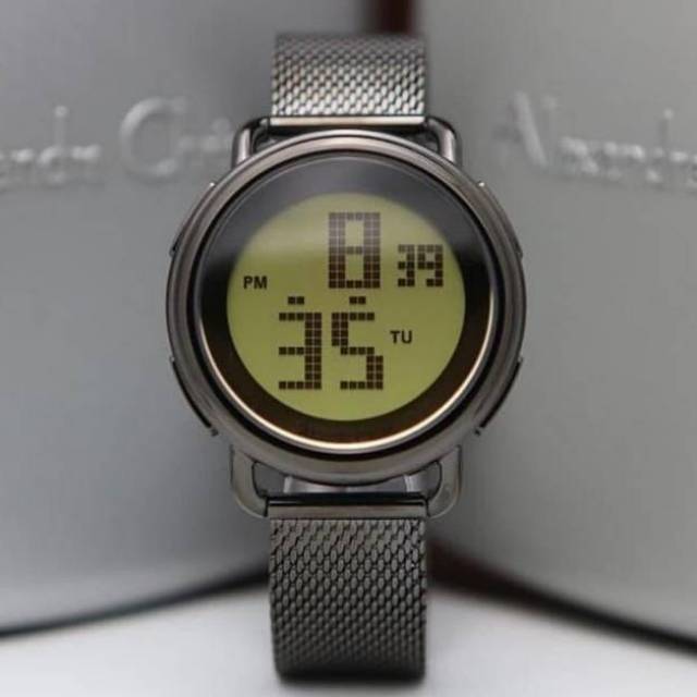 Jam Tangan UNISEX Alexandre Christie AC 9227 Digital Original