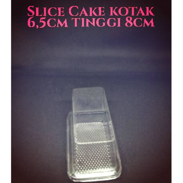 

Slice cake box kotak kue mika ISI100PCS