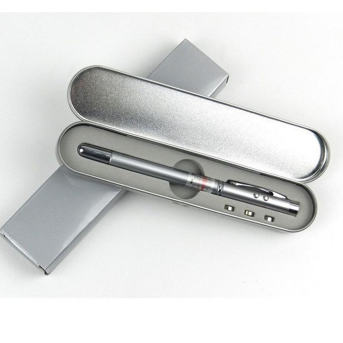 

Terbaru.. Bolpoint Pulpen Laser Pointer Senter Stik Komando Magnet Pena Ballpoint Multifungsi 5 in 1