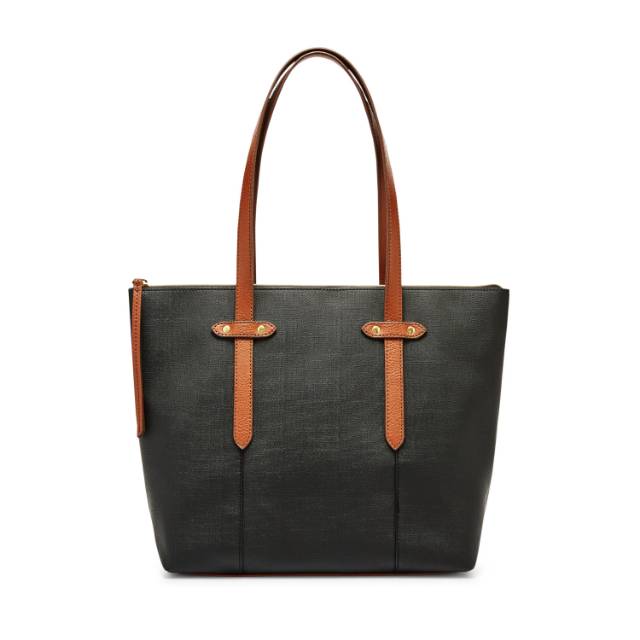 Tas fossil original - felicity tote black pvc