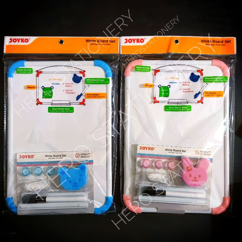 

Whiteboard set papan tulis putih joyko WBS-160CO