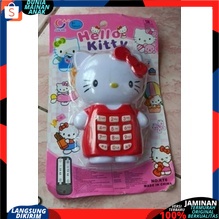 PROMO MAINAN EDUKASI ANAK HP HANDPHONE HELL0 KITY TELEPHONE TELEPON ANAK BERSUARA SNI TERBARU