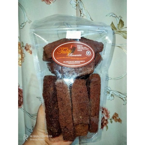 Brownies kering Tulip