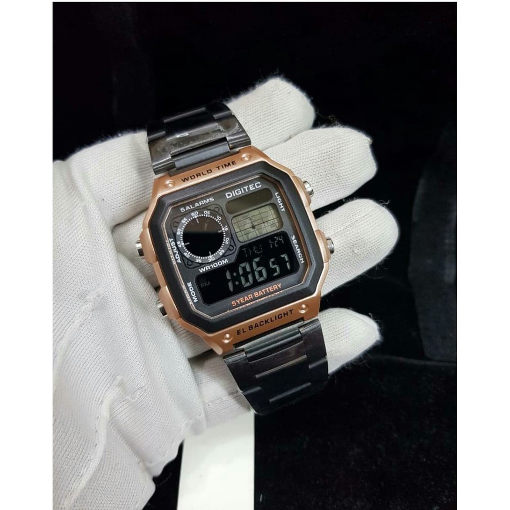 JAM TANGAN DIGITEC RANTAI WATER RESIST