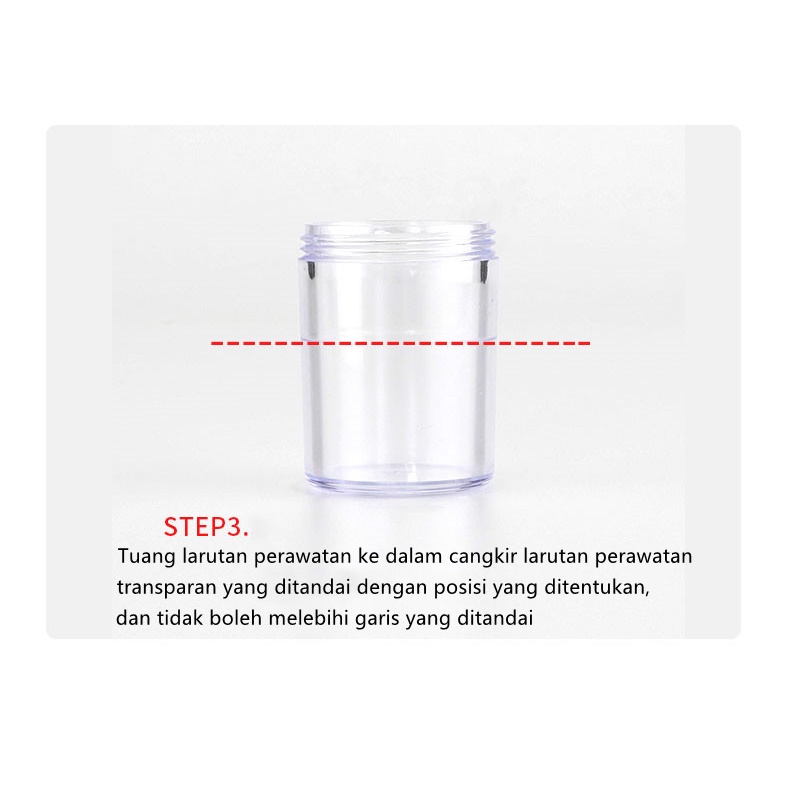 kotak softlens alat softlens mini softlens case box softlens Cleaner Manual Rotation