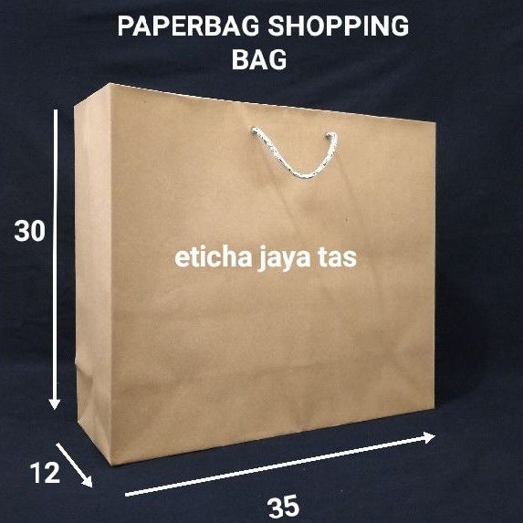 paperbag shopping bag P35xL12xT30