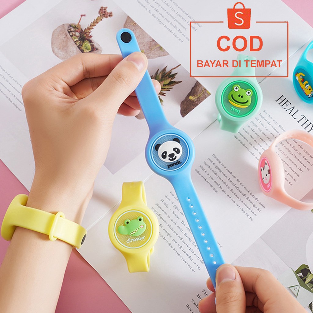 ✅COD Jam Gelang Tangan Anti Nyamuk Led Watch Aksesoris Fashion Anak Bayi Perempuan Laki-laki Wanita Pria Cewek Cowok Anti Air Murah Couple Original