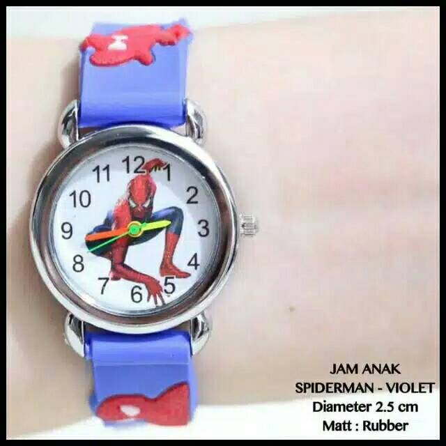 JAM TANGAN ANAK ANAK KARAKTER TIMBUL Strap Rubber