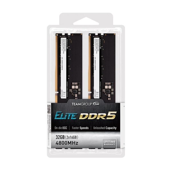 Team Elite Ram PC 32GB (2x16GB) DDR5 4800Mhz