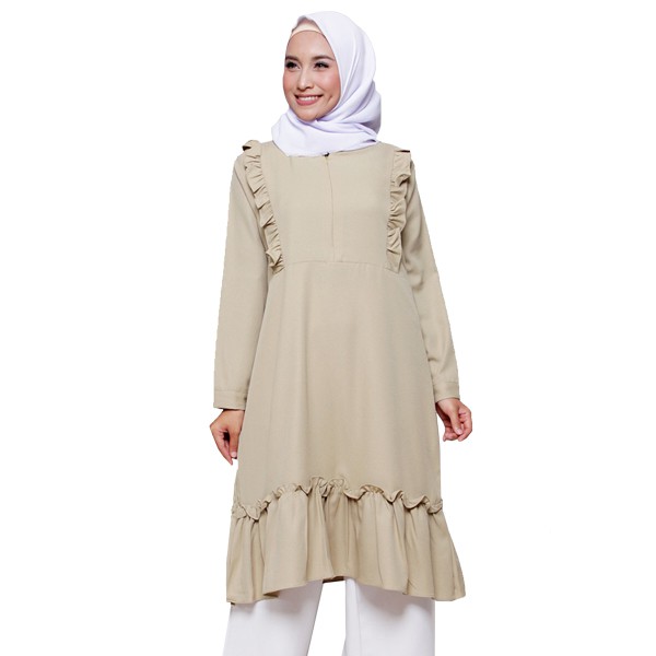  Baju Tunik Busui Wanita Muslim Shamal Nazura Tunik 