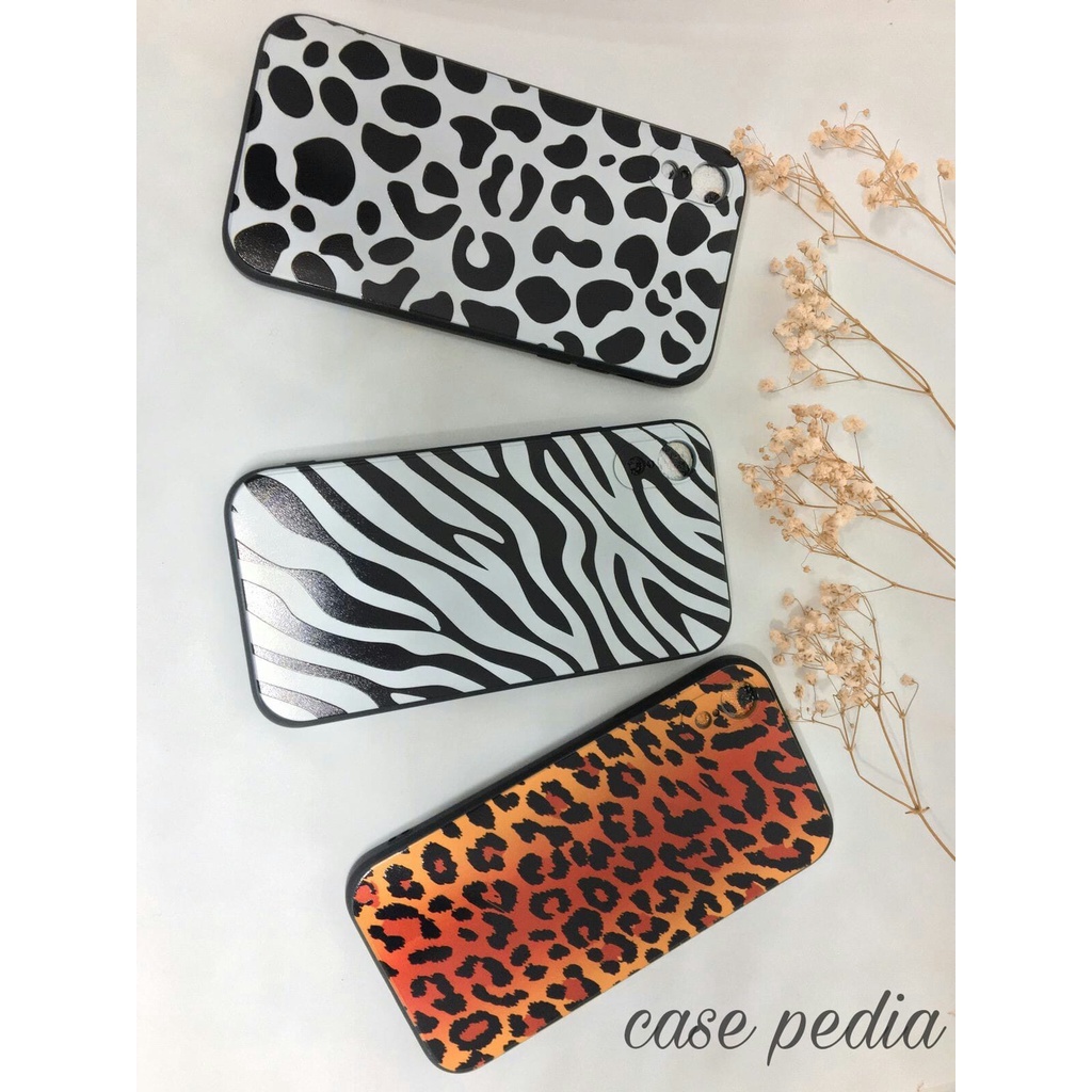 Case Casing iPhone 6 6S Plus 7 8 Plus SE 2020 XS XR XS Max 11 Pro Max Silikon Motif Leopard