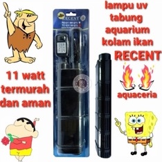 lampu uv + tabung aquarium kolam RECENT QFS 11 WATT