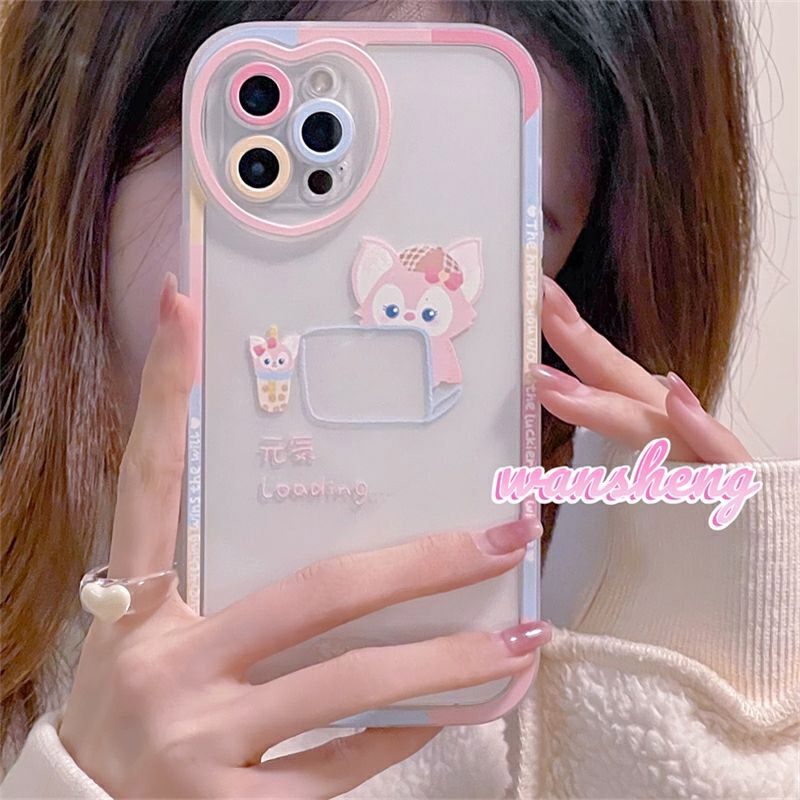 Case Pelindung Motif Kartun Untuk iPhone 12 13 11 Pro Max X Xs Max Xr 7 8 Plus jdj1
