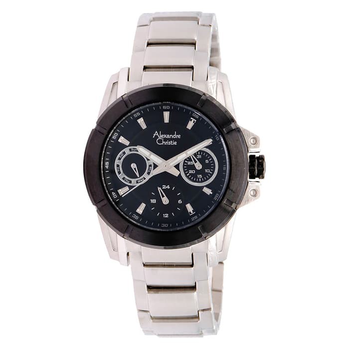 Jam Tangan Alexandre Christie AC 6226 BF BTBBA Wanita Silver Black