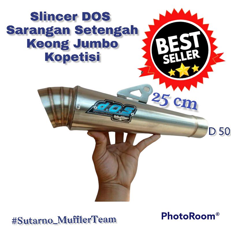 (BISA COD) Slincer DOS Sarangan Setengah Keong Jumbo Kopetisi D50