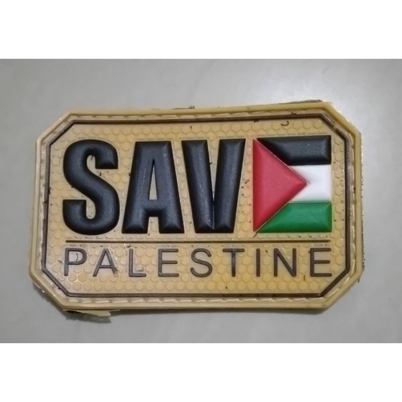 EMBLEM KARET PATCH RUBBER PALESTINA