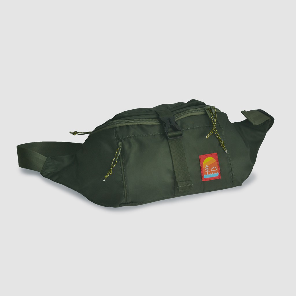 TAS SELEMPANG PRIA SLING BAG WAIST BAG REKSA PUMA TWILL WATER REPELLENT TAS PINGGANG LIENZO