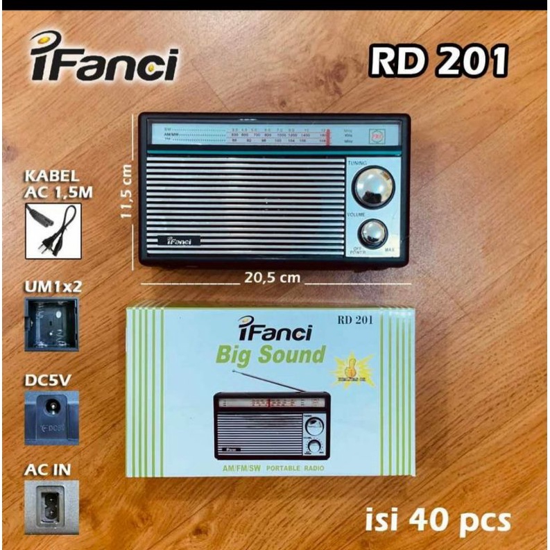 RADIO AM - FM - SW ( Portable Radio ).