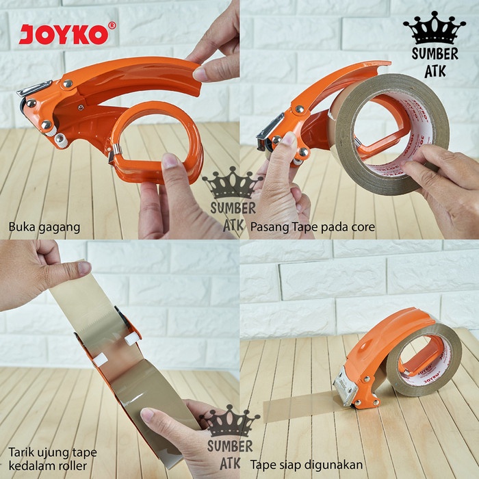 

Gaya Tape Cutter Tape Dispenser Pemotong Pita Perekat Joyko Tc-119 Gilaa!!!