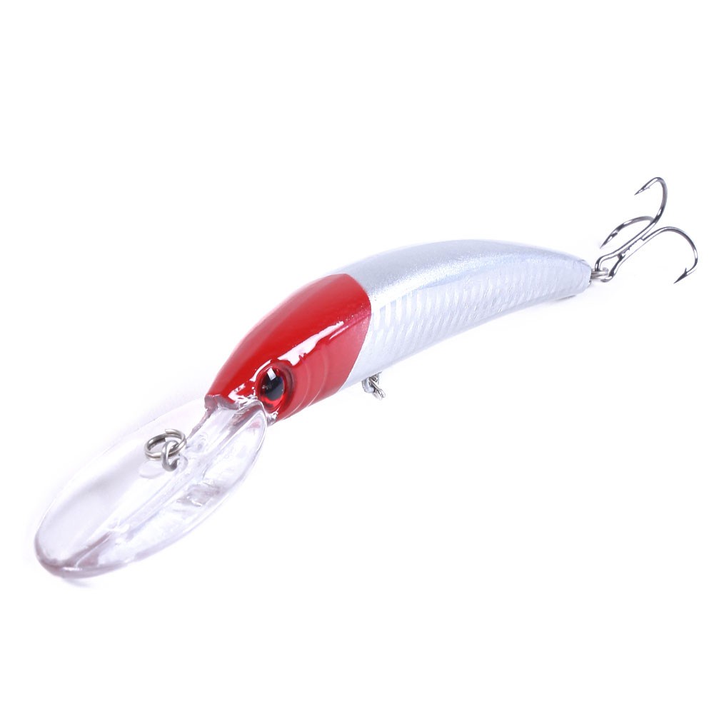 HENGJIA 6PCS 15cm/15g Bent Umpan Minnow Fishing Lures Floating Crankbait Artificial Hard Baits Bass Fly Fishing Tackle