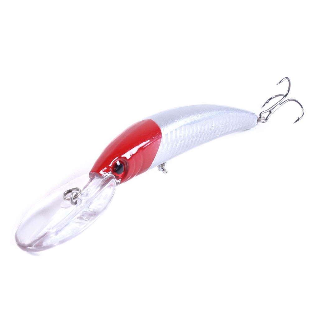 HENGJIA 6PCS 15cm/15g Bent Umpan Minnow Fishing Lures Floating Crankbait Artificial Hard Baits Bass Fly Fishing Tackle