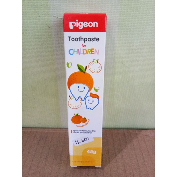 PIGEON BABY TOOTHPASTE STRAWBERRY, ORANGE 45GR