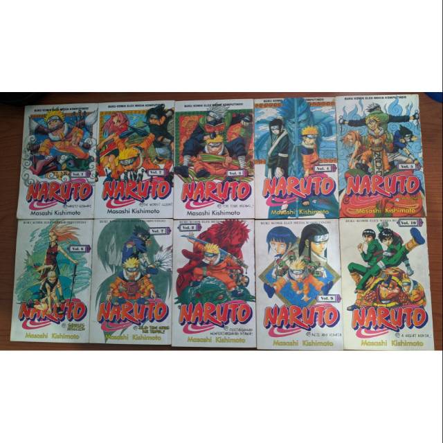 Komik Naruto Vol 1-10