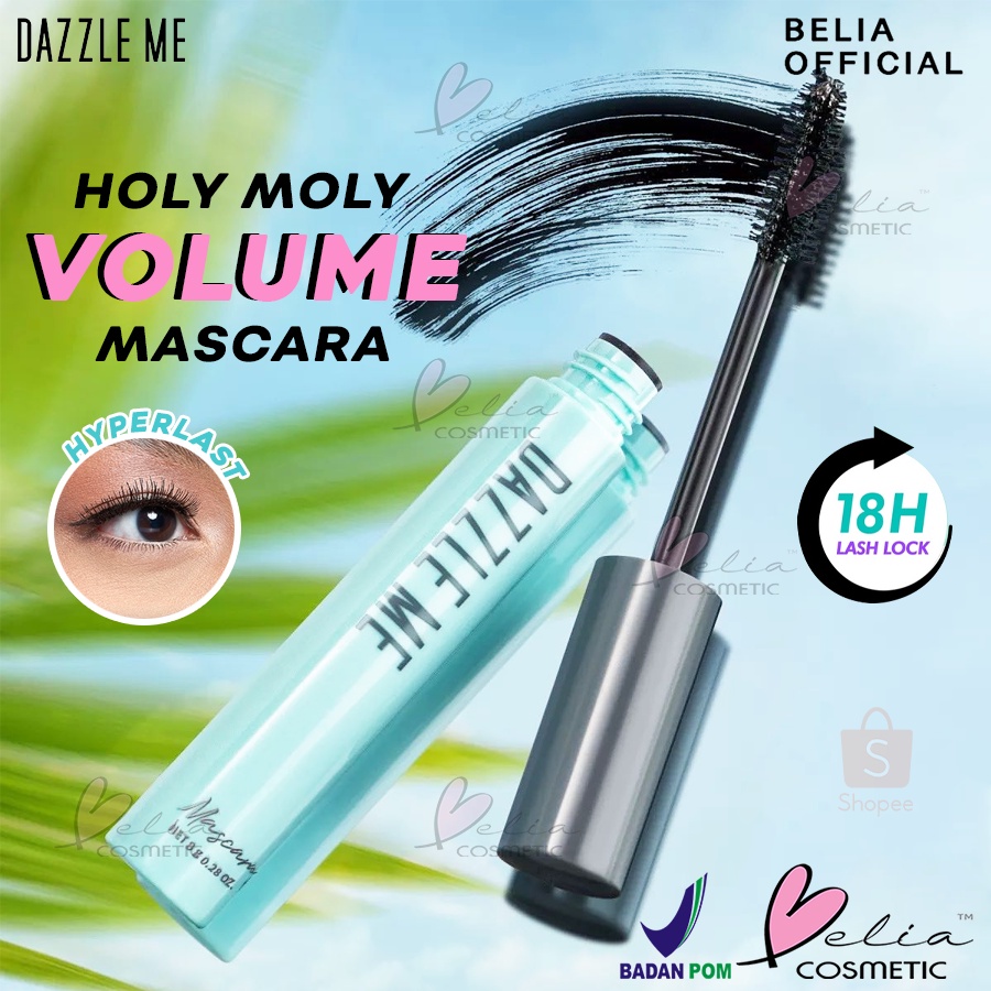 ❤ BELIA ❤ DAZZLE ME Holy Moly Volume Mascara | Waterproof Long Lasting Volumizing | Maskara | BPOM