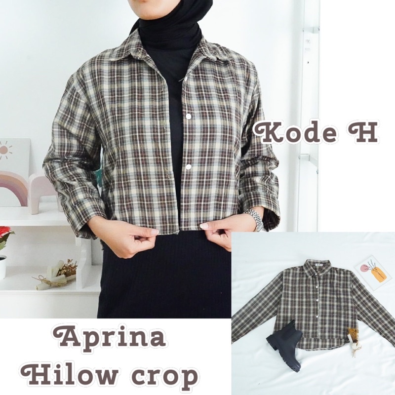 GFS LT APRINA HILOW CROP SHIRT