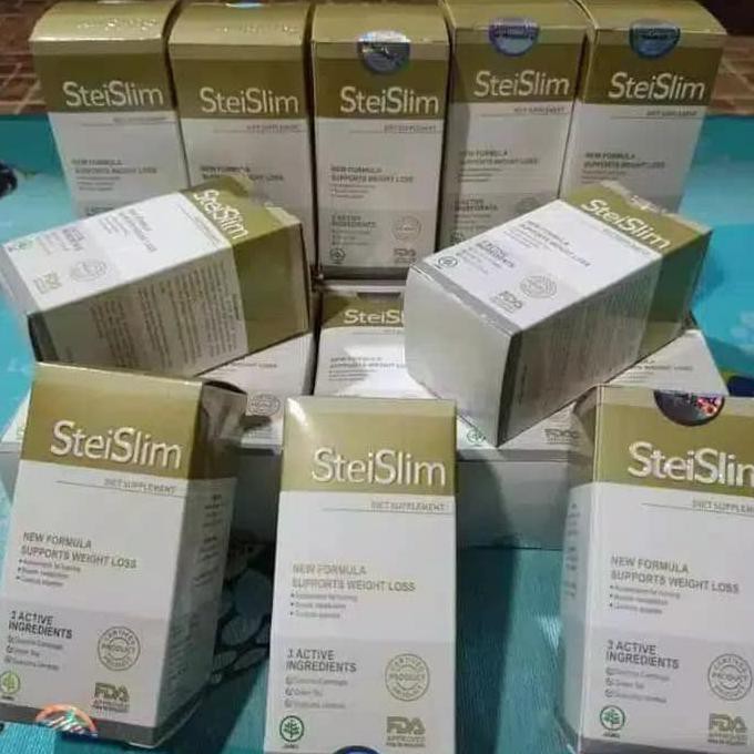 Terlaris-Diet-Sale-54J67F-A Obat Pelangsing Badan Steislim Original Herbal Stei Slim Diet Alami