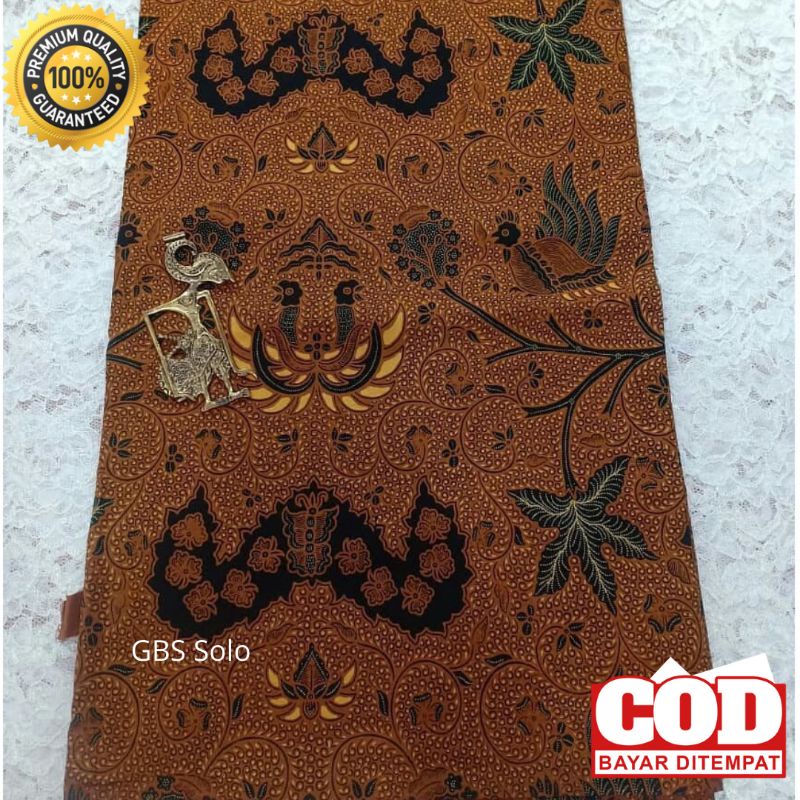KAIN JARIK BATIK SOLO SOGAN MOTIF WAHYU TUMURUN