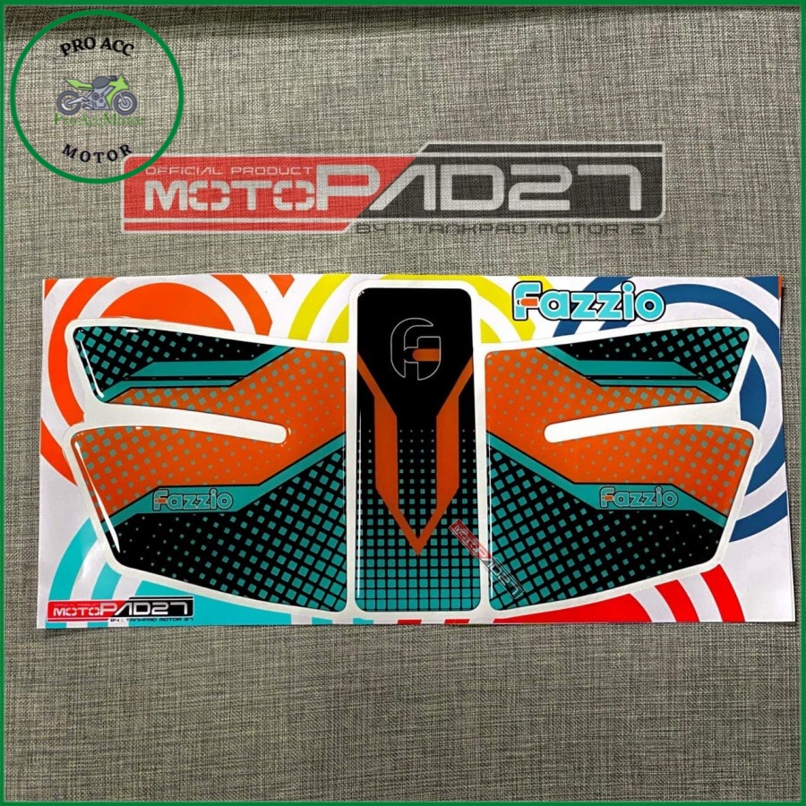 Promo.. Stiker Fazzio stiker sticker tankpad yamaha FAZZIO 125 MOTOPAD 27 resin anti luntur