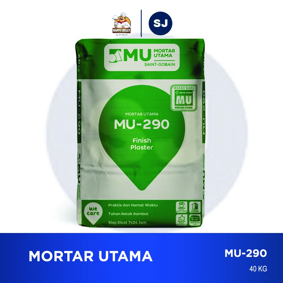 MU-290 FINISH PLASTER MORTAR UTAMA