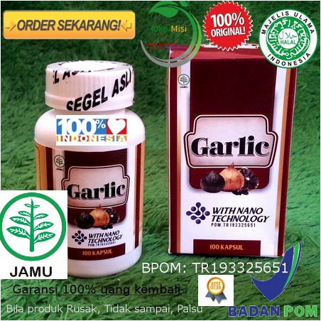 Obat Kanker Lidah Garlic Bawang Hitam ASLI Original