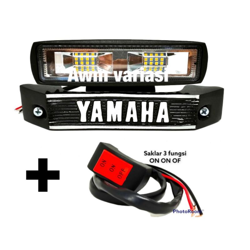 paket lampu led set kumis kumisan rx king set pangkon breket