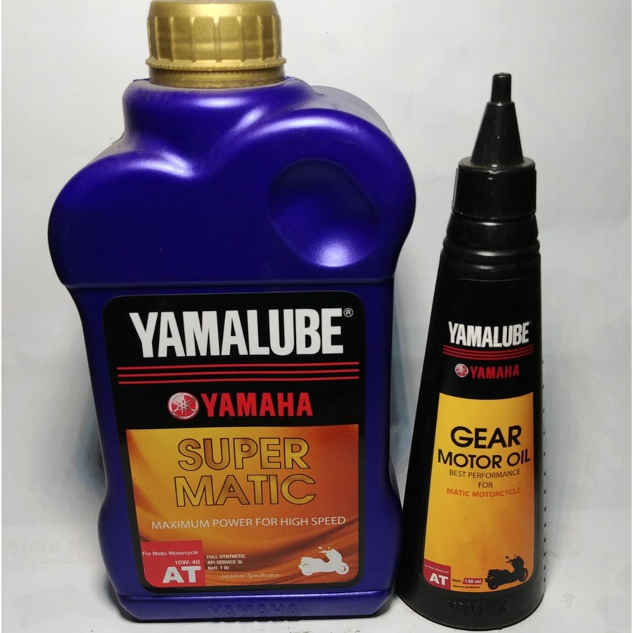 Paket Oli Yamalube Super Matic Dan Oli Gardan Nmax Xmax Aerox 155