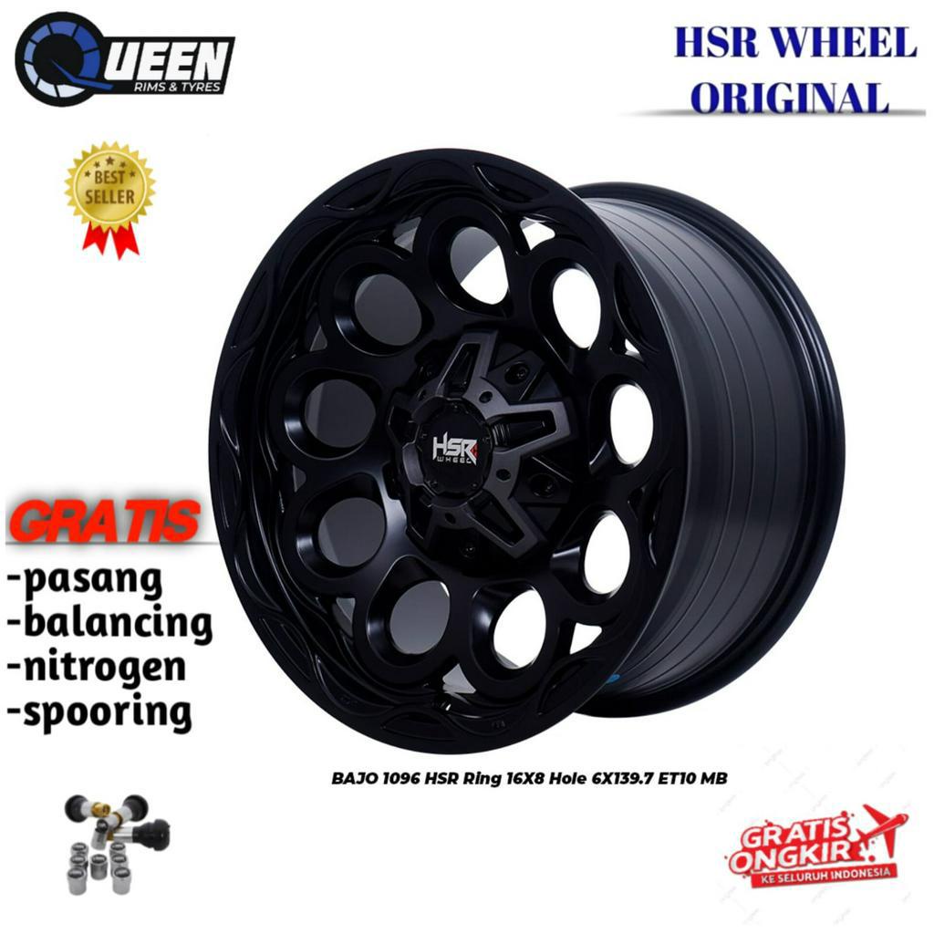 Velg mobil hilux double,fortuner,pajero,strada,terano HSR BAJO Ring16