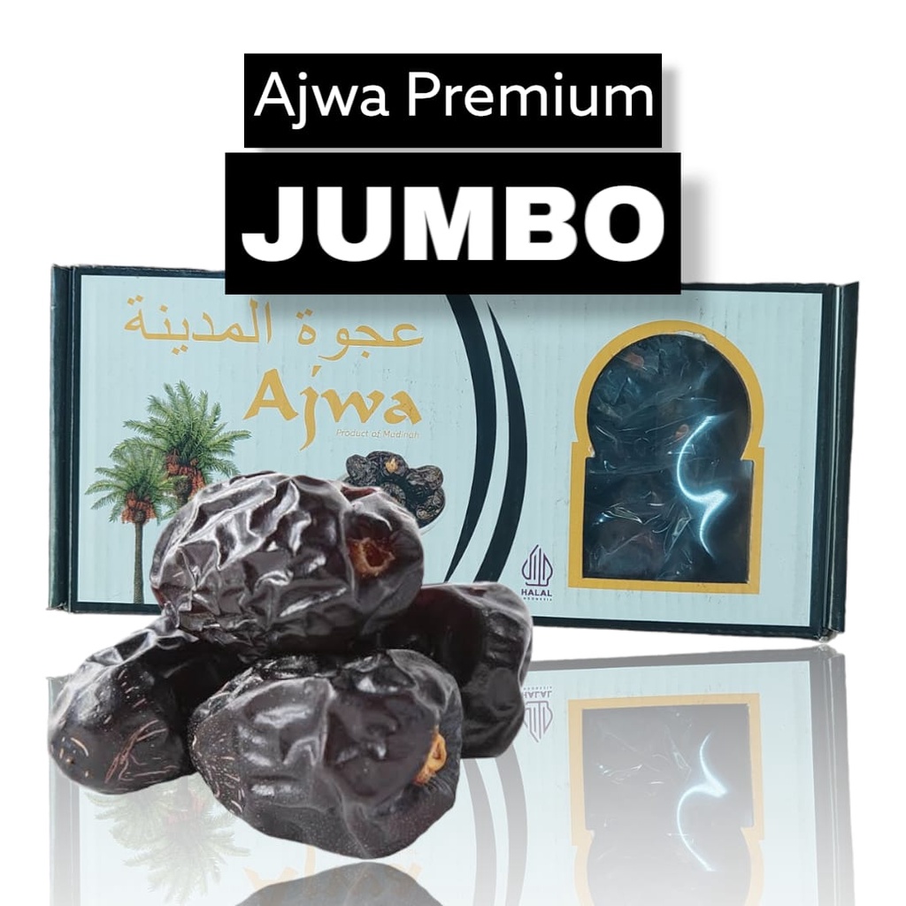 

Kurma ajwa kurma nabi [JUMBO] SUPER AL MADINAH 500GR