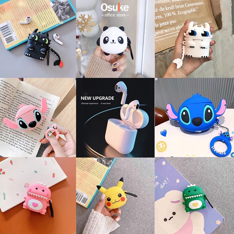 (COD)3D Lucu Cover Pro4 Case Mini 4 Kartun Silicone Pelindung Kasus