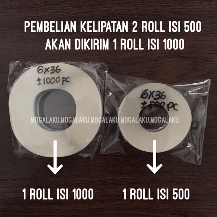 

TERLARIS !!! 6x36 scratch off pin label gosok voucher gosok scratch pin