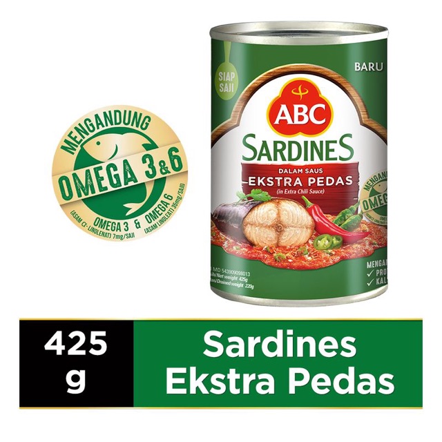 

ABC SARDINES EXTRA PEDAS 425gr